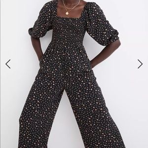 Madewell floral Jumpsuit